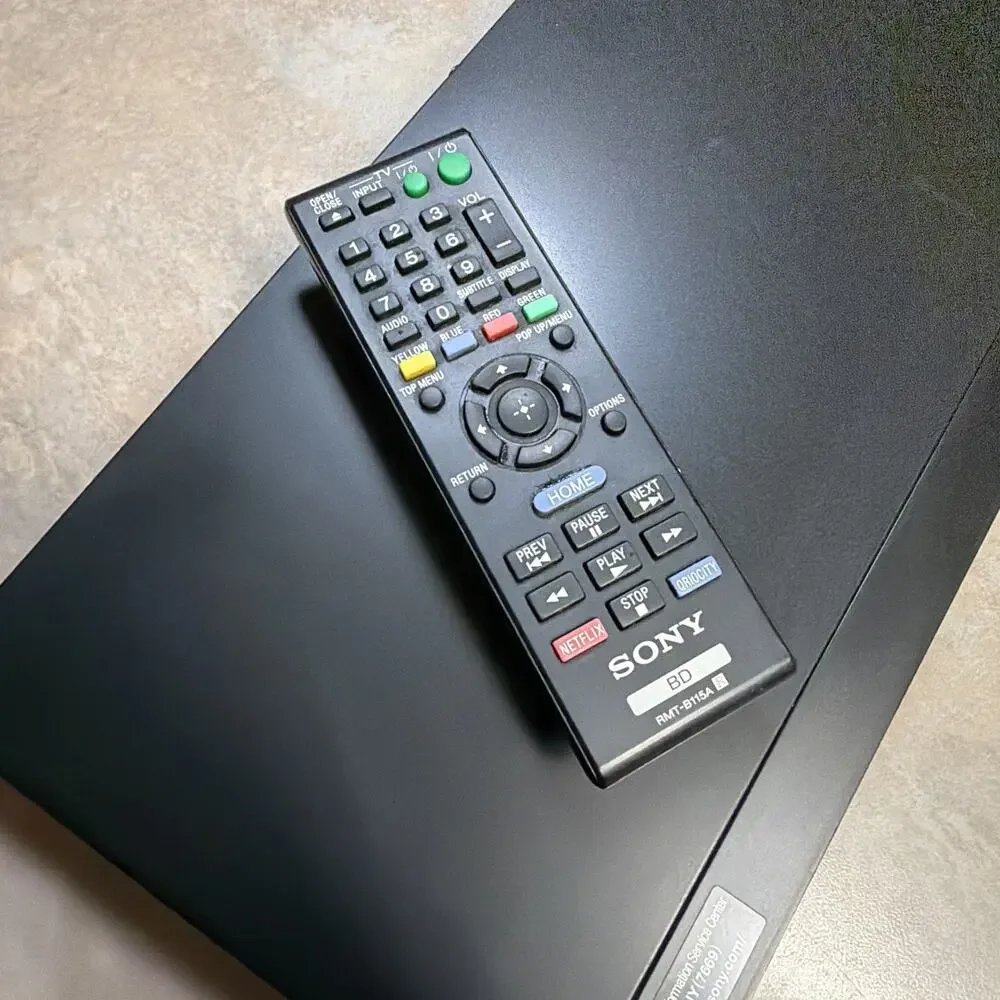 Sony BDP-S580 Blu-ray Player - SACD Playback - WiFi 3D - Tested Works Very Good